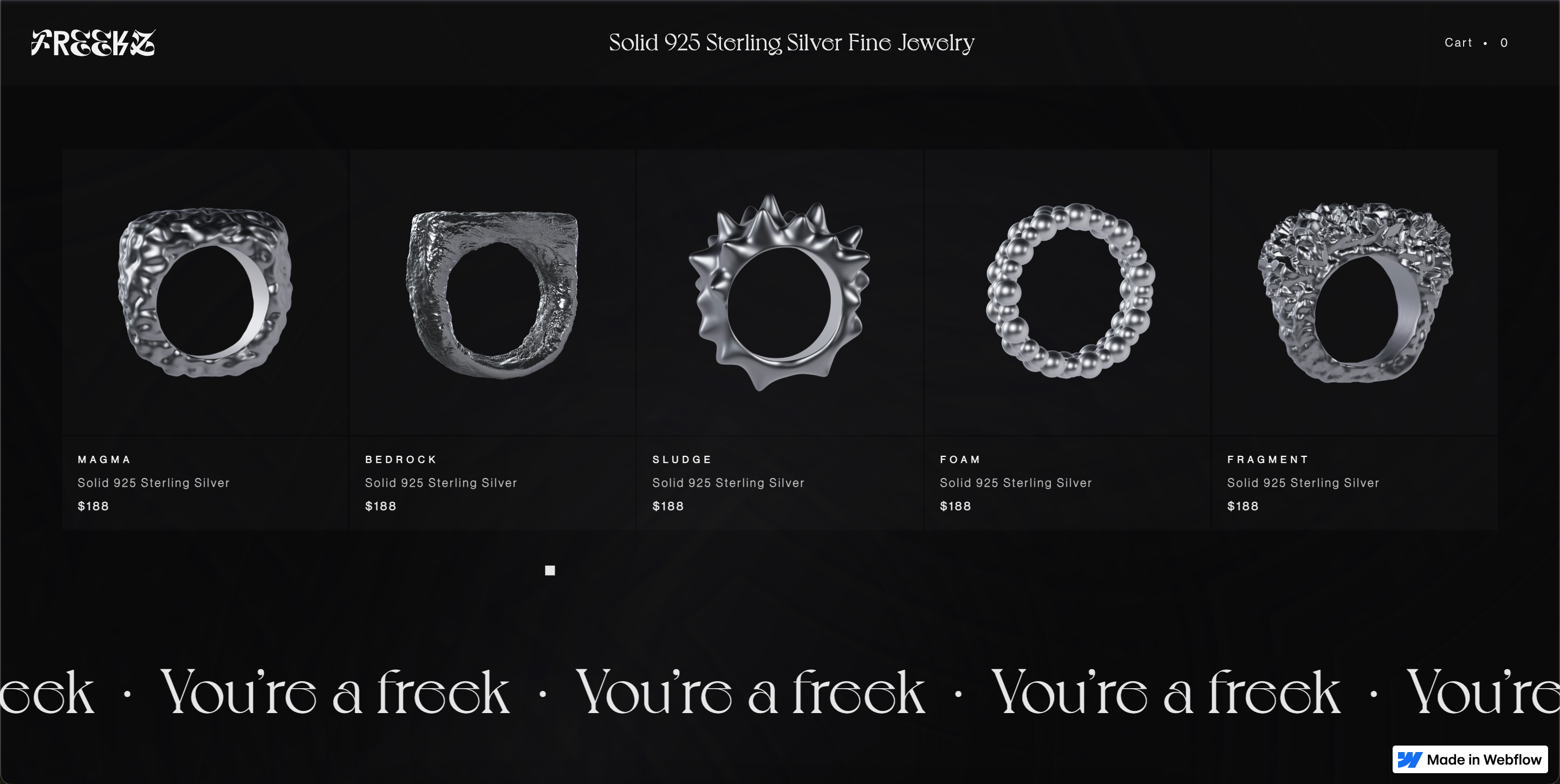 FREEKZ E-commerce Website / Branding