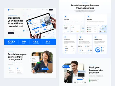 Travel Website ai booking interface product saas service startup ui ux web