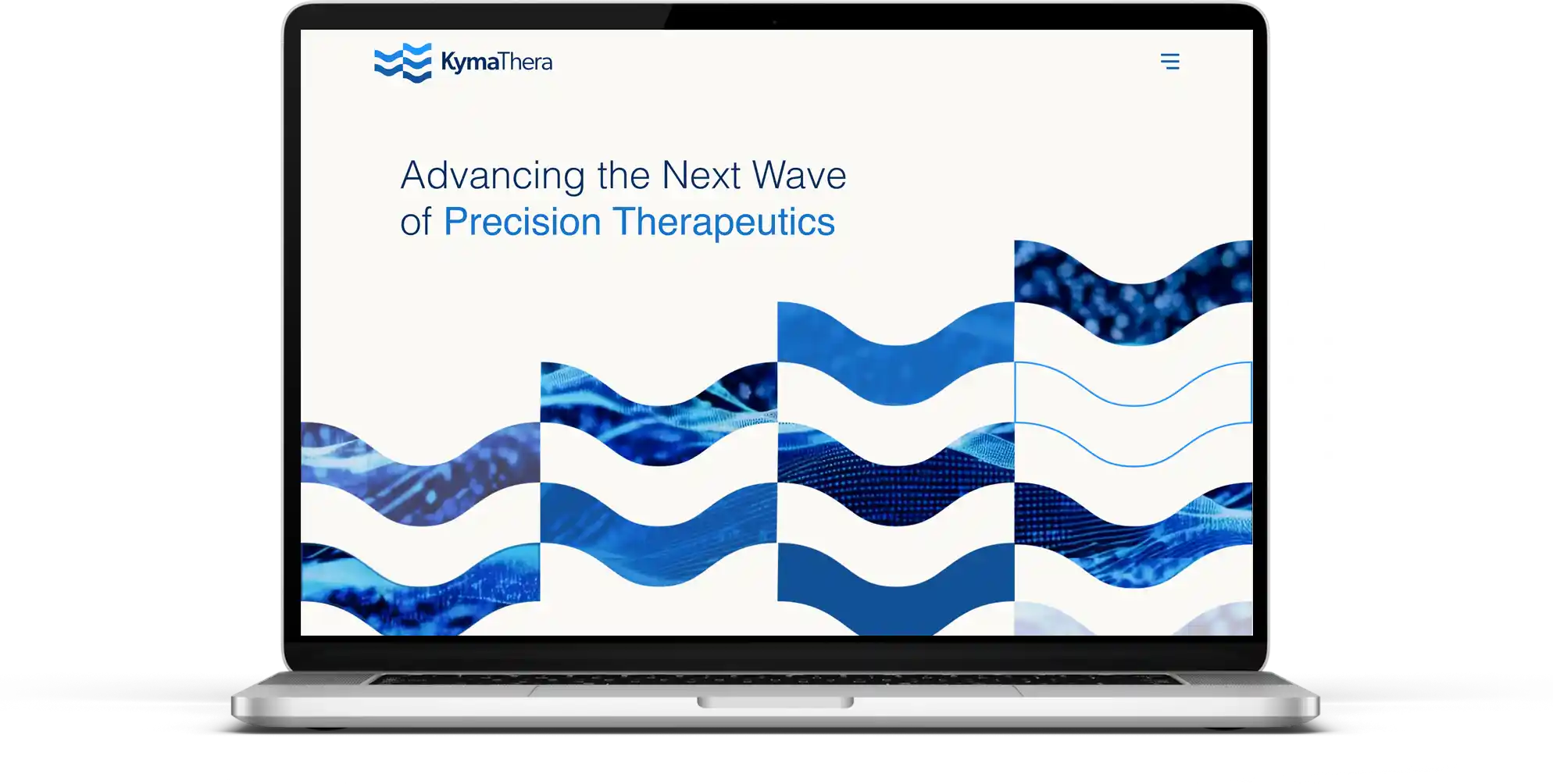 Web design for discovery-stage biotechnology company