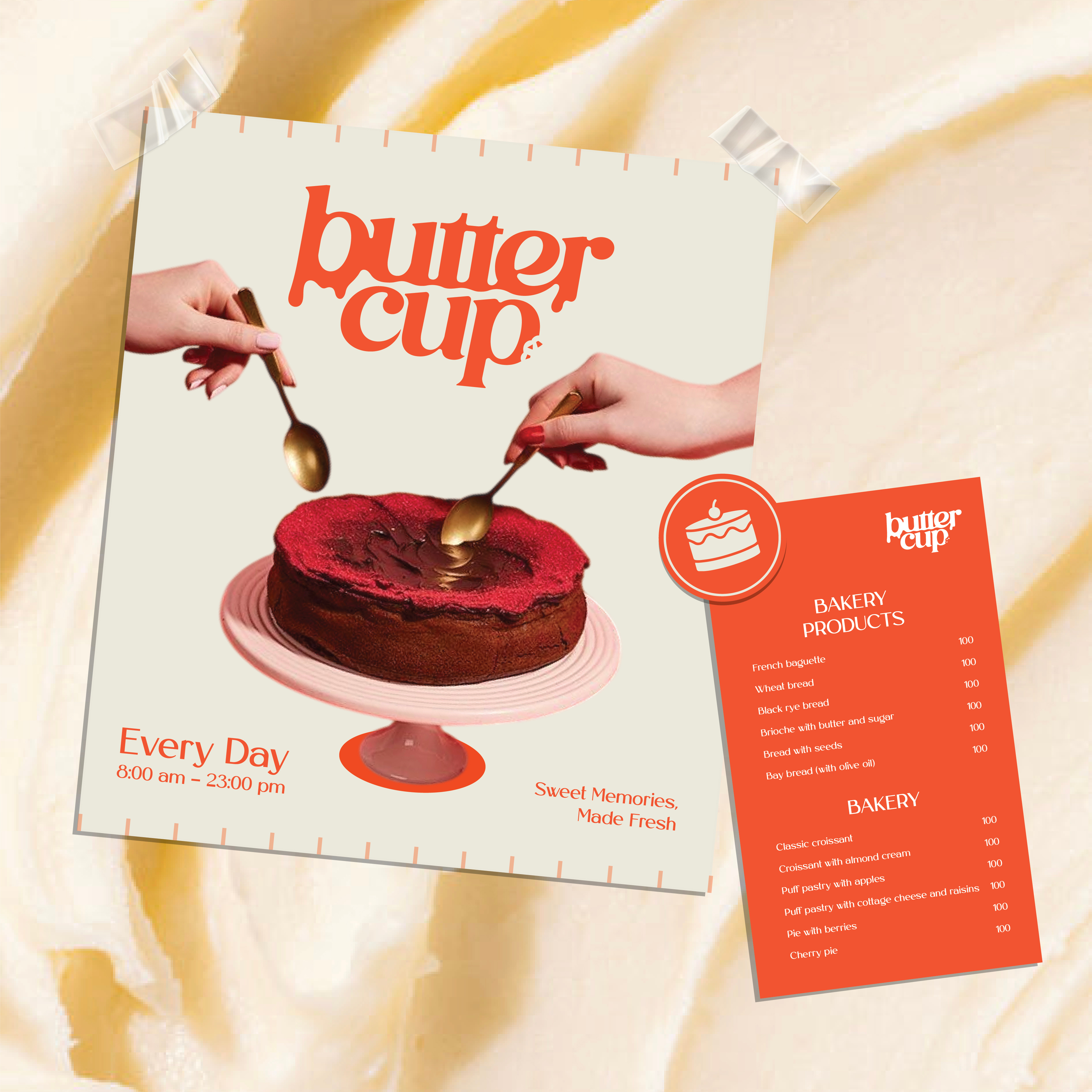 BUTTER CUP BRAND IDENTITY branding graphic design logo