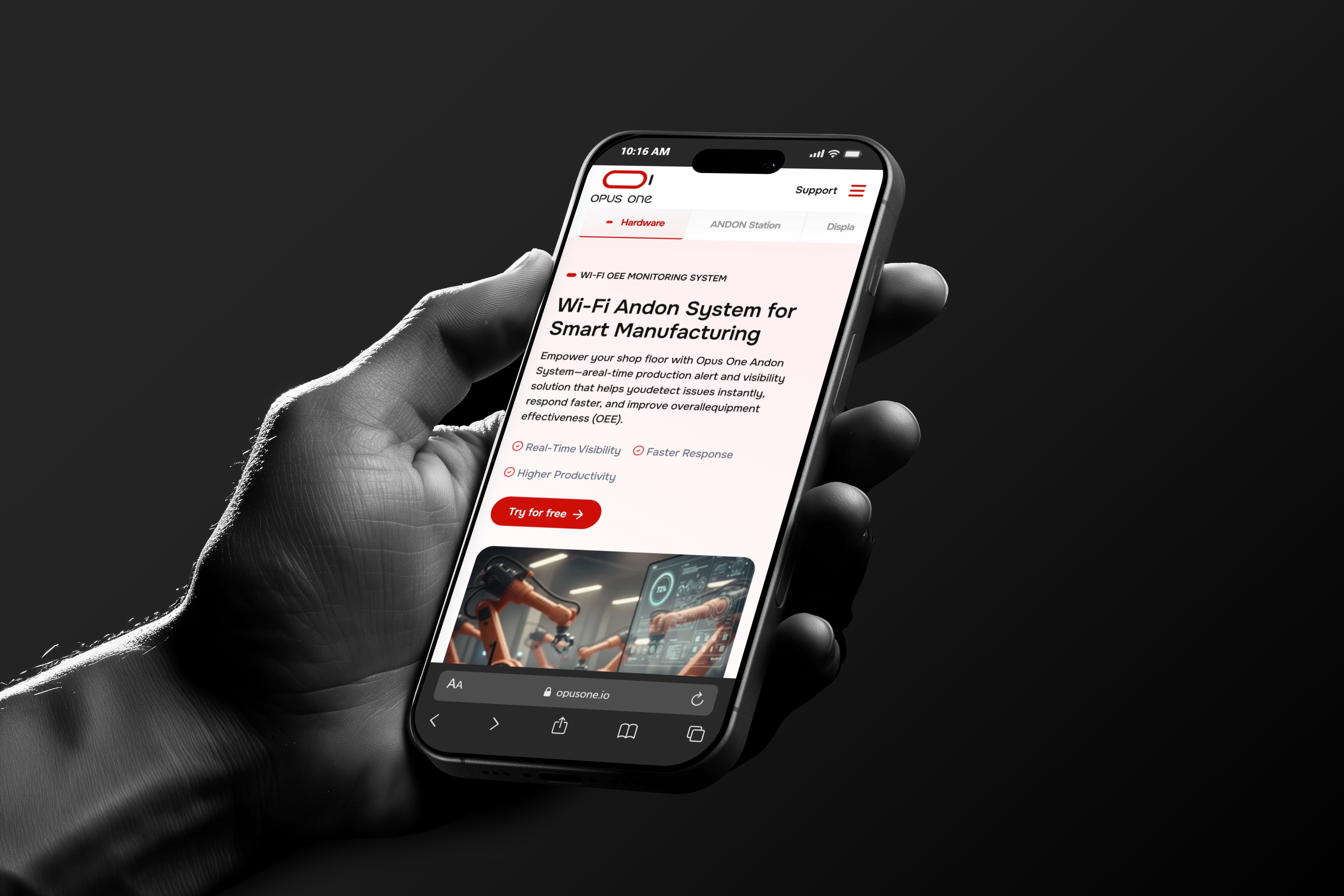 Example of Manufacturing Websites