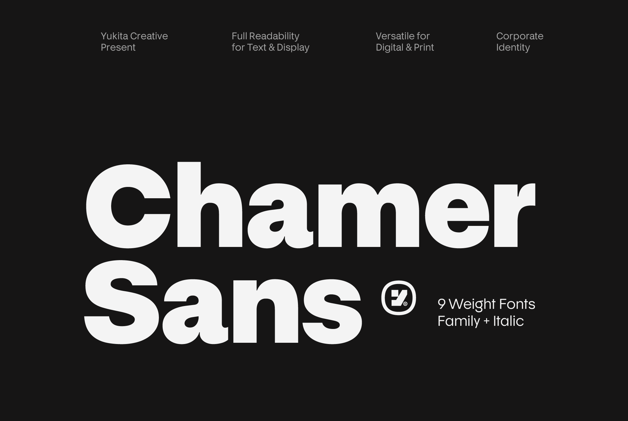 Chamer Font Family – 18 Fonts branding design font graphic design typography ui