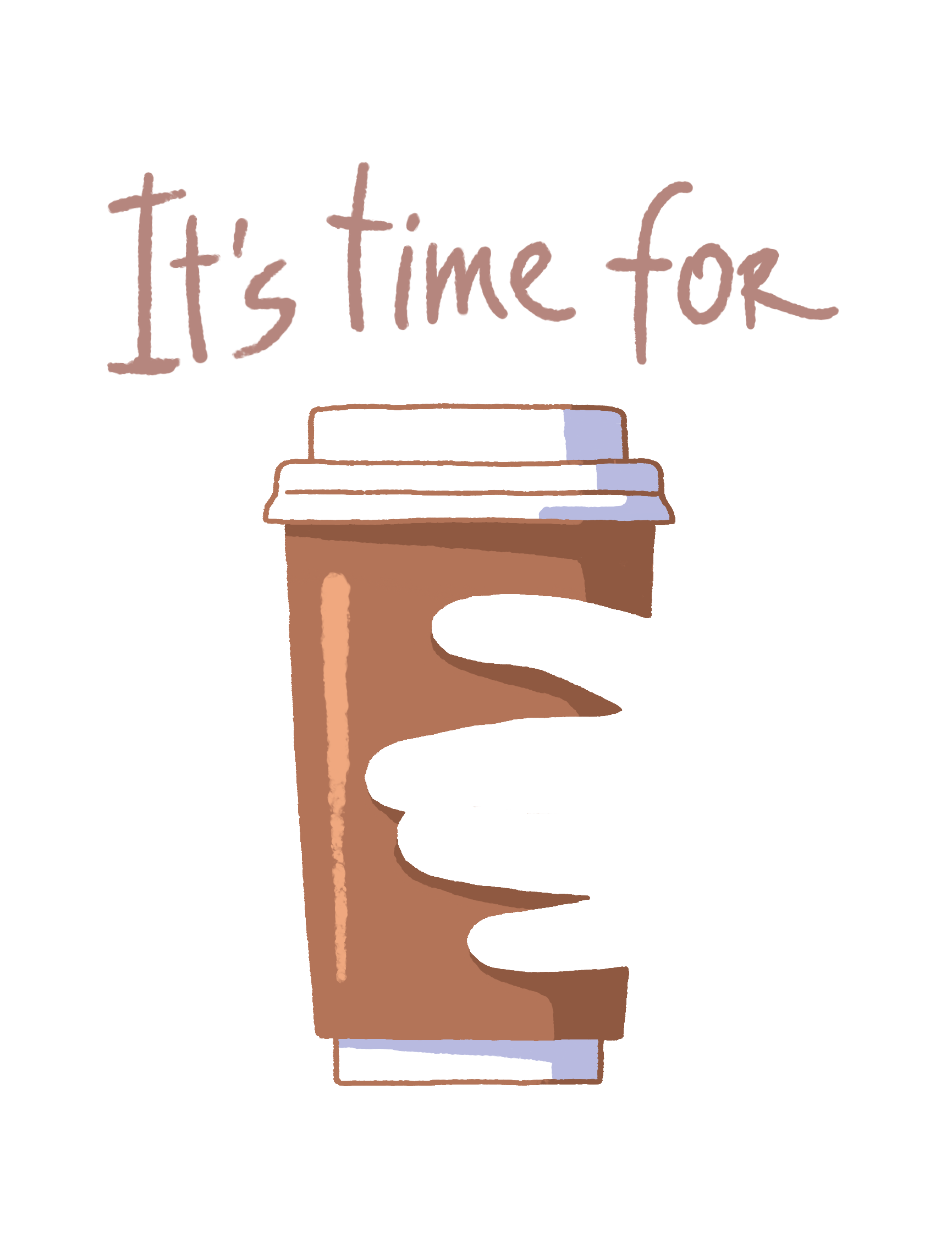 It's time for... coffee illustration