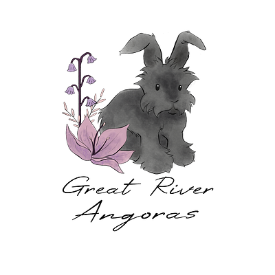 Angora Logo animal branding illustration logo rabbit