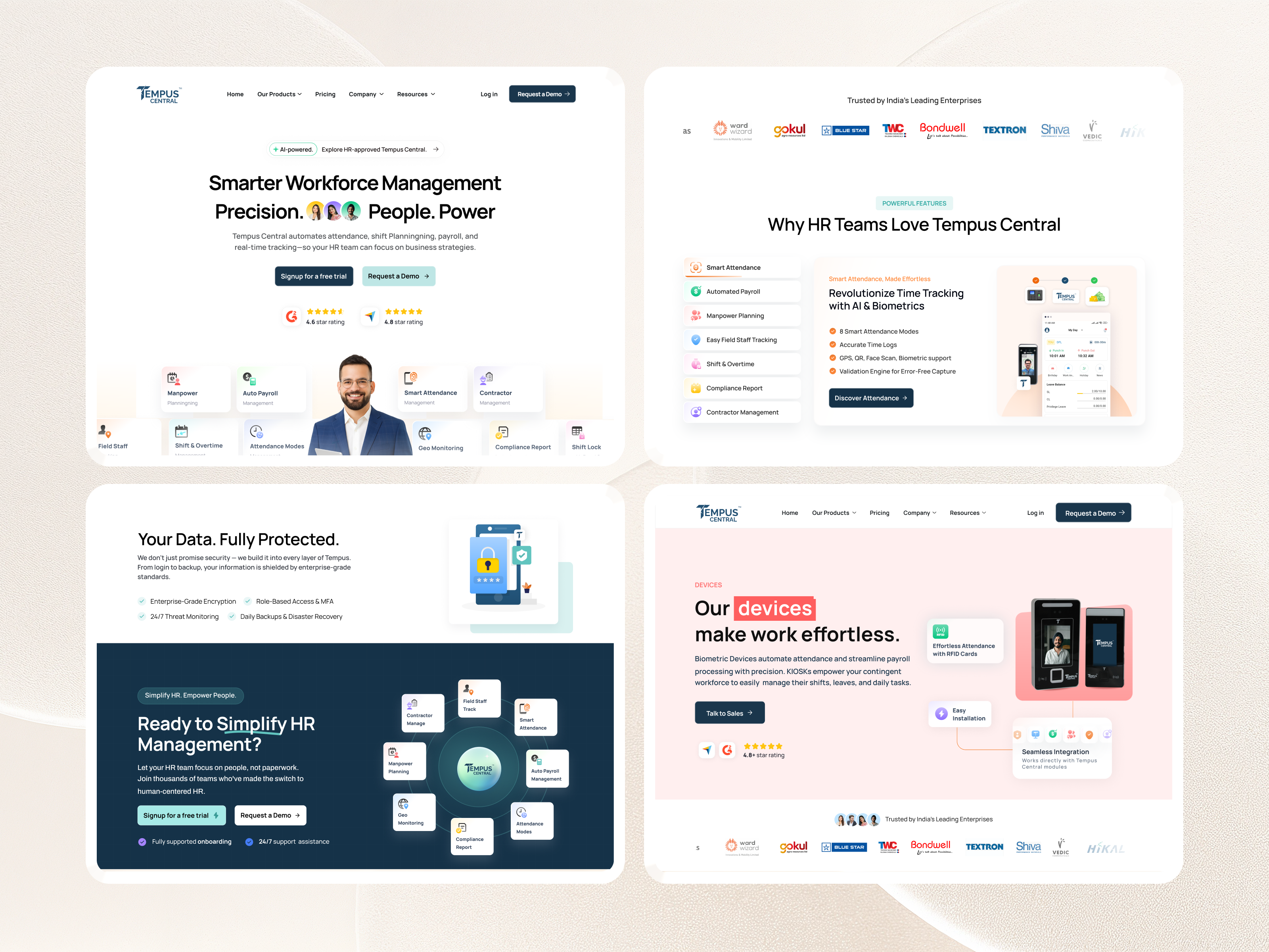 Example service media