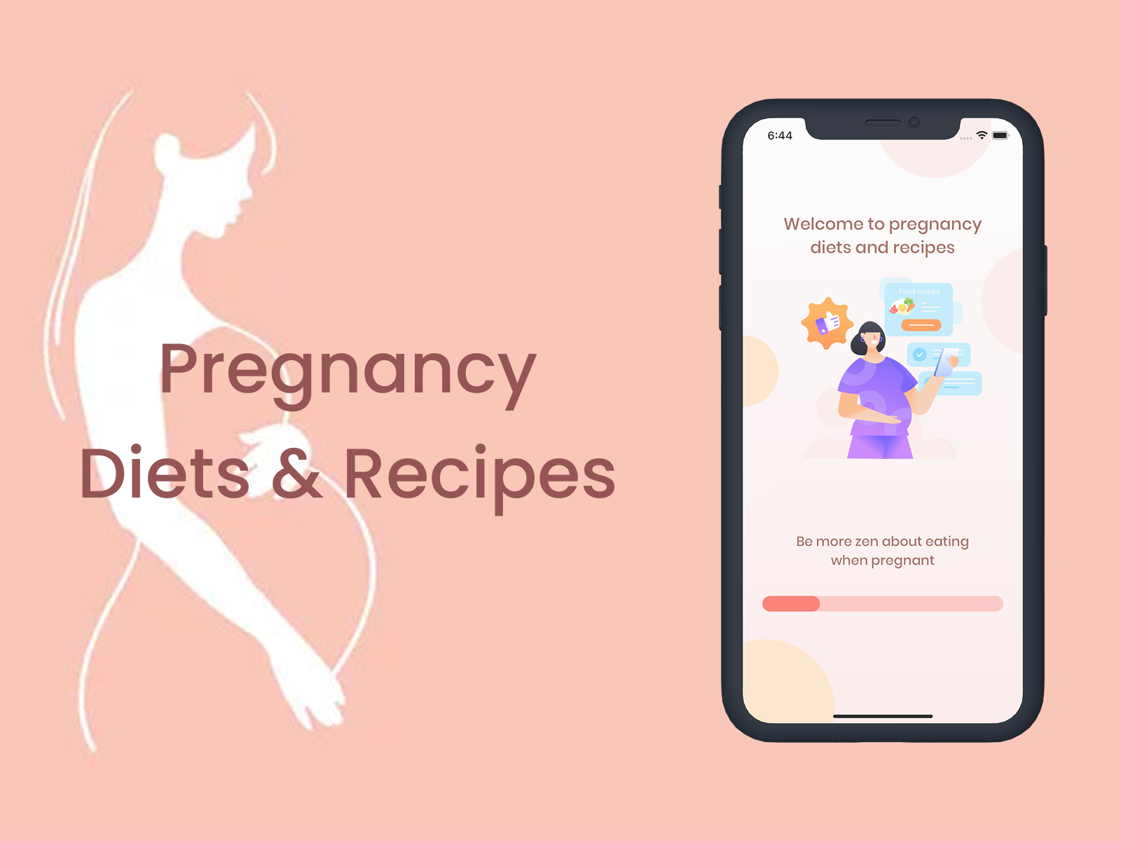 Pregnancy Diet App – Personalized Nutrition Experience 🤰🥗 appdesign behance dribble figma healthapp mobileapp mobileapp design pregnancyapp productdesign uidesign uiux uxdesign