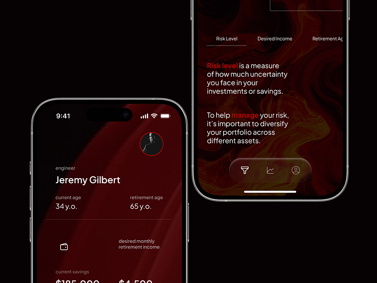 Retirement Savings Mobile iOS App Design by Purrweb UI/UX Agency on ...
