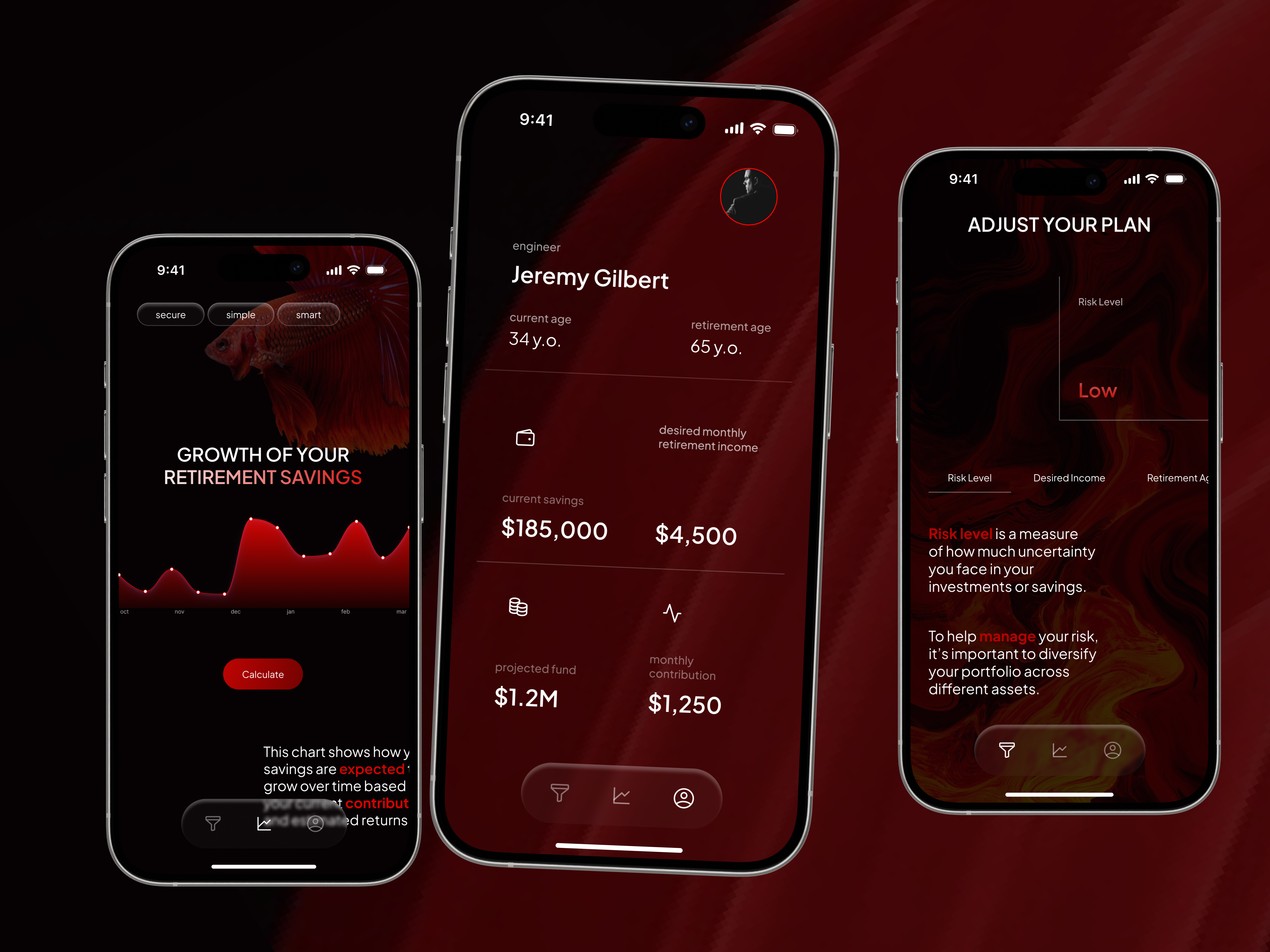 Retirement Savings Mobile iOS App Design by Purrweb UI/UX Agency on ...