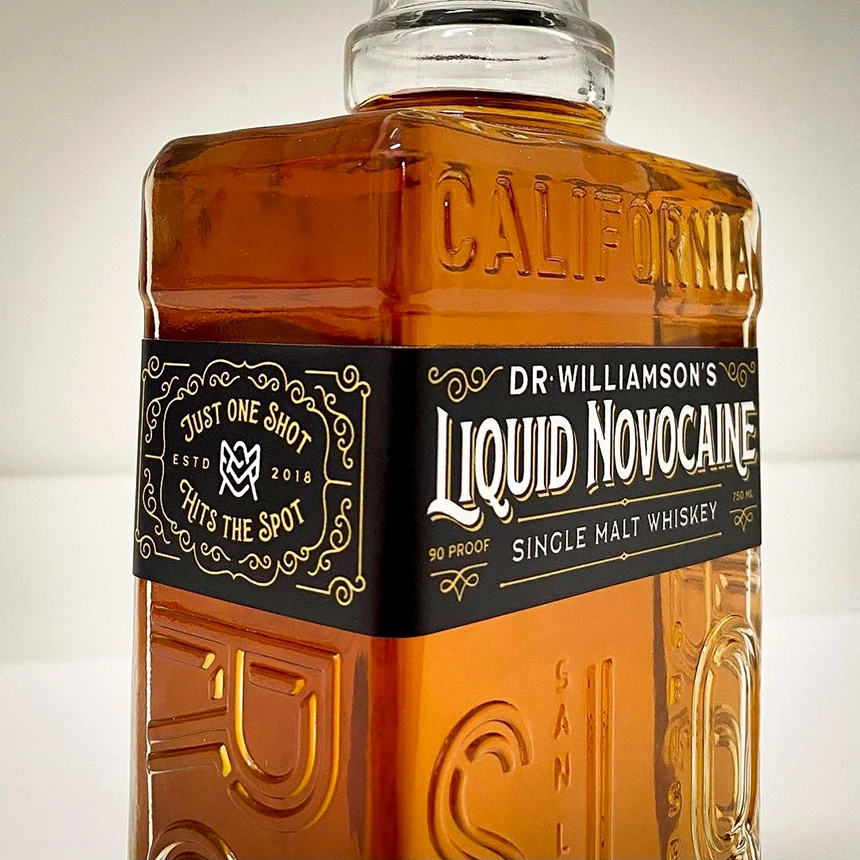 Liquid Novocaine Alcohol Brand by Motif Brands on Dribbble