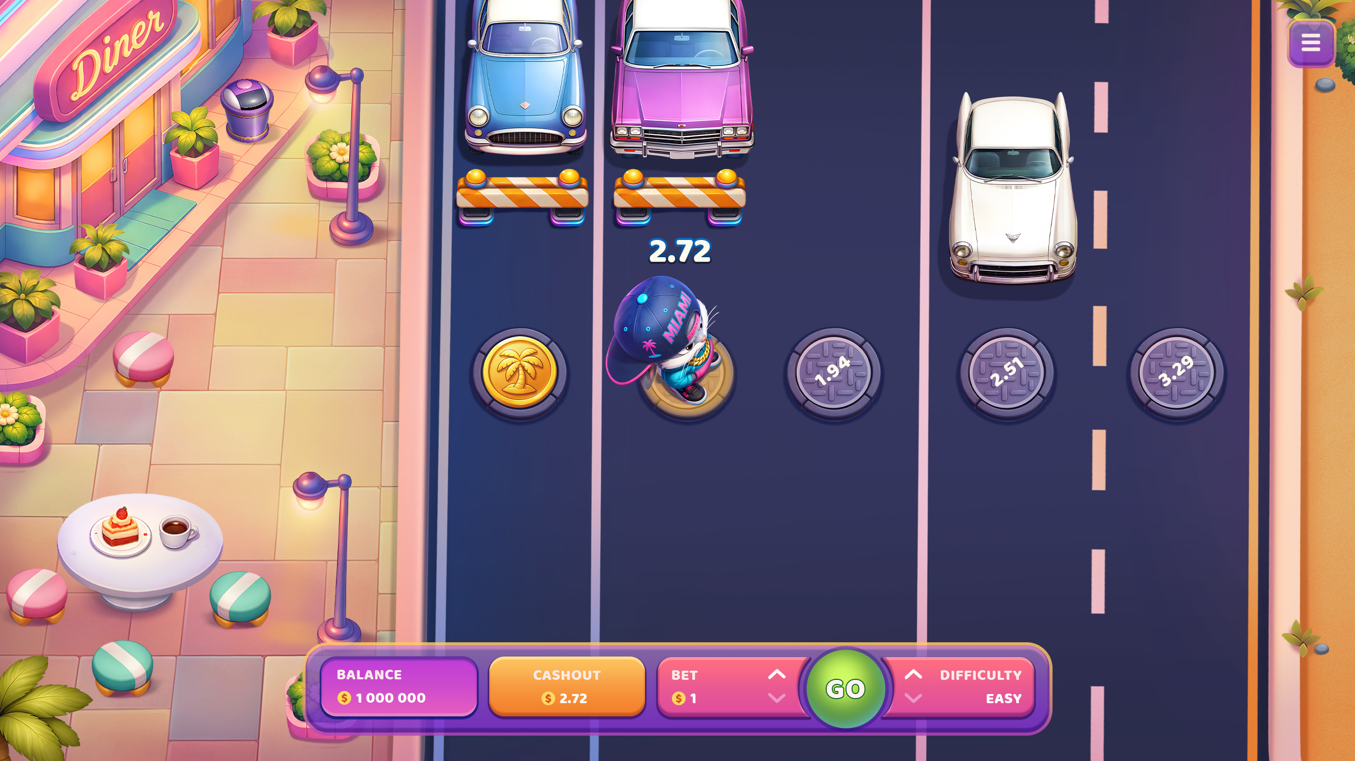 Rabbit Crossing - iGaming Mini Game Concept casinogames casualgames dribbble gamedev gameui productdesign uidesign uxdesign visualdesign