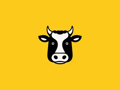 Cow Logo animal beef branding bull cartoon cow design farm icon identity illustration kids logo mark mascot symbol vector
