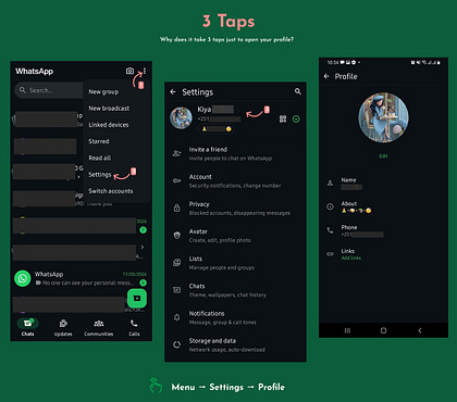 WhatsApp UX improvement
