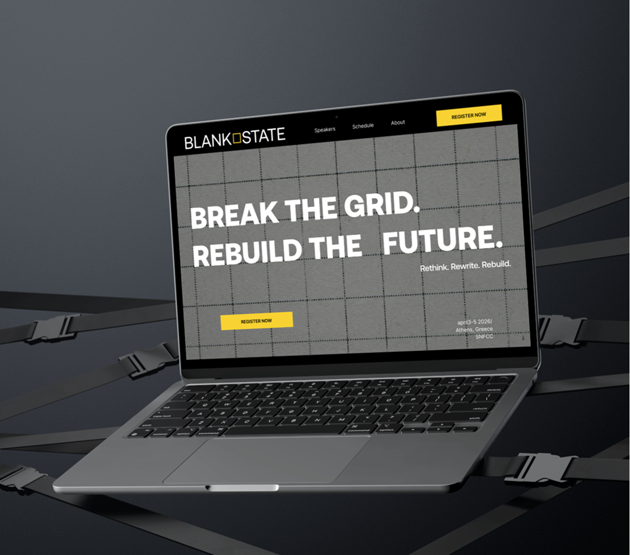 Conference Event (Blank State) event figma graphic design landingpage ui ux website