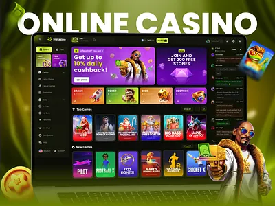 🚀 instasino Gaming: Premium Casino Platform Interface. betting casino casino app casino dashboard casino design casino interface casino slot casino template gambling gambling design game design igaming igaming design live casino online casino slot design slot machine ui web casino web design