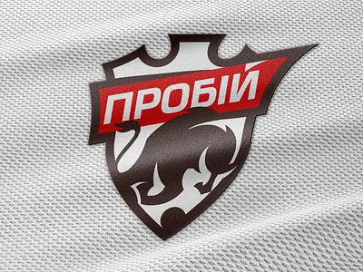 FC Probiy Emblem buffalo bull cow dynamic esport football football crest heraldry horns mascot shield silhouette soccer sports taurus toro