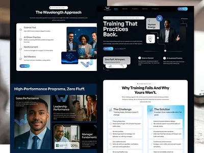 Corporate Training Website — Modern SaaS UI graphic design ui ux webdesign website