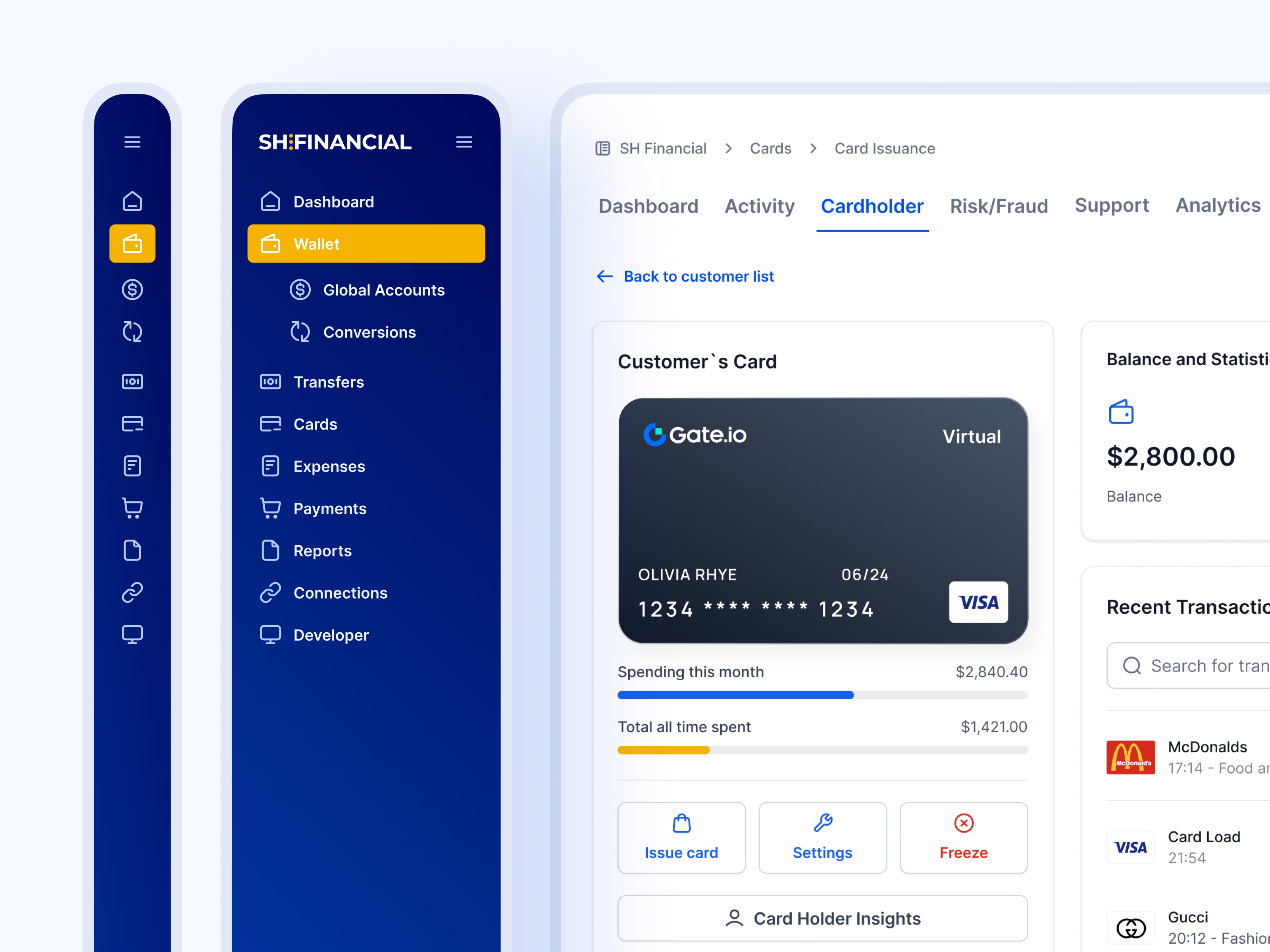 Example of Web App Design