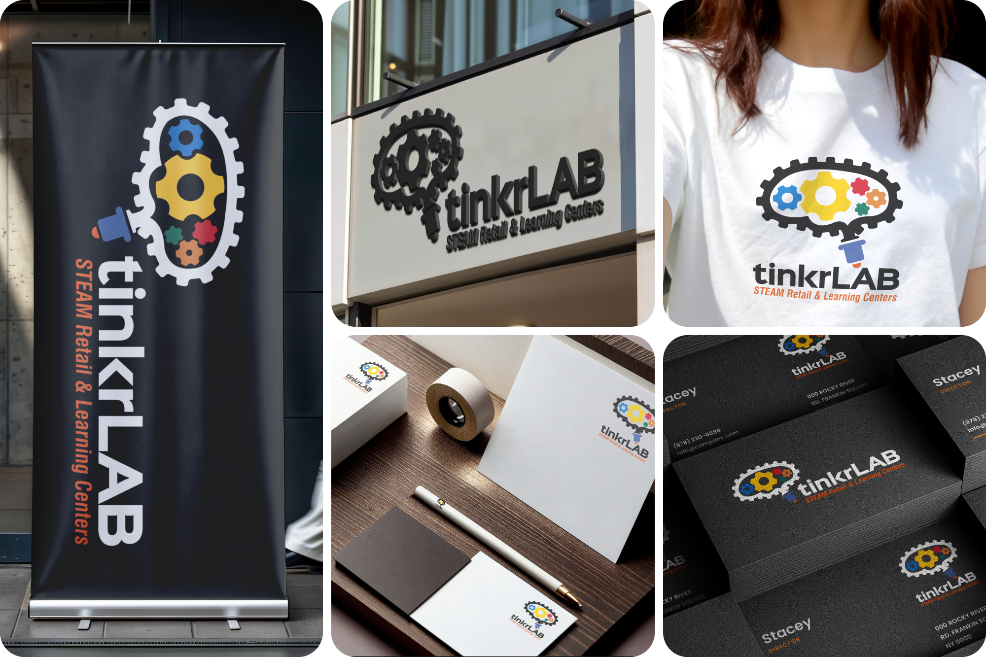 STEAM Education Branding Design ( Retail & Learning Center ) brand identity branding branding design creative design education branding educational design graphic design kids branding learning center logo logo design marketing modern print professional signage design steam education visual identity