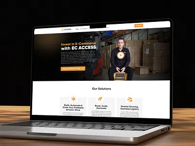 E-Commerce Scaling & Automation Website Design amazonfba automation businessautomation china ecommerce globallogistics investmentplatform minimalistdesign saas uiux webdesign