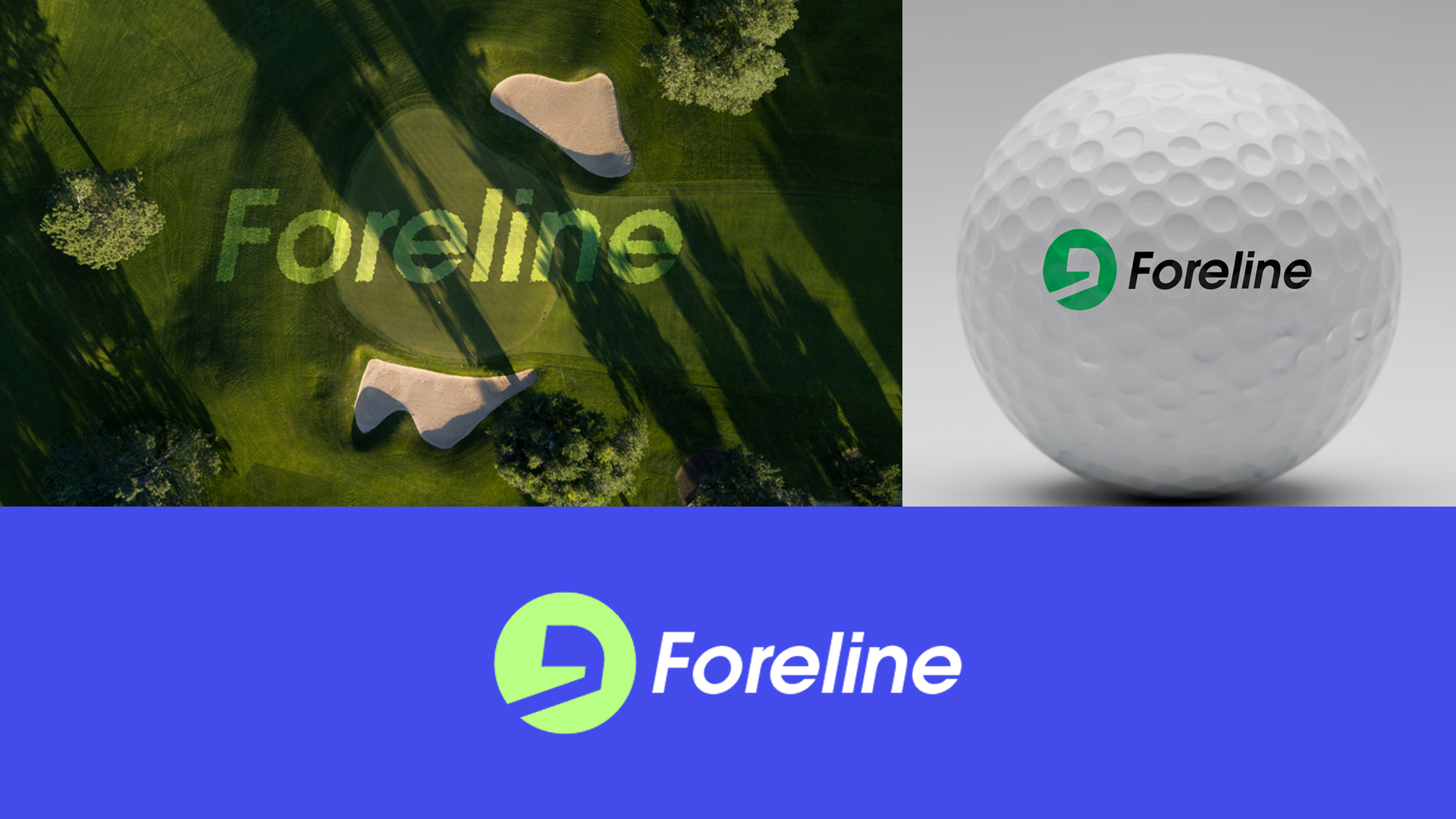 Foreline Golf Brand branding court design golf golf brand logo design mockups sport sport brand visual identity design