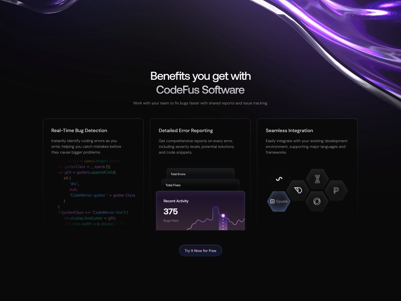 LP - Benefit Section 3d animation branding clean design digital graphic design illustration logo minimal motion graphics ui website