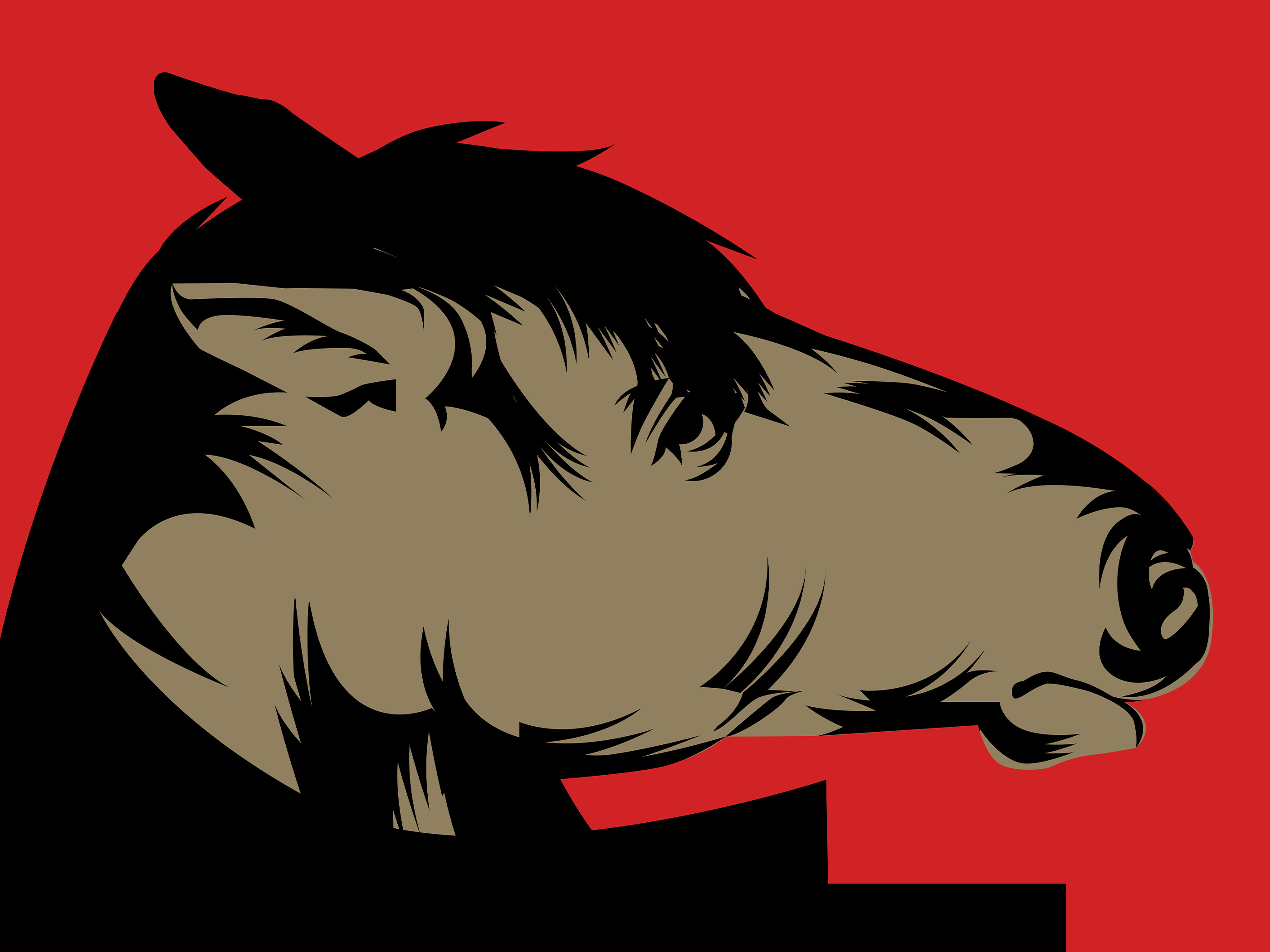 BoJack bo jack cover cover illustration design editorial editorial illustration graphic design graphic illustration horse horse illustration illustration sticker sticker illustration vector vector illustration