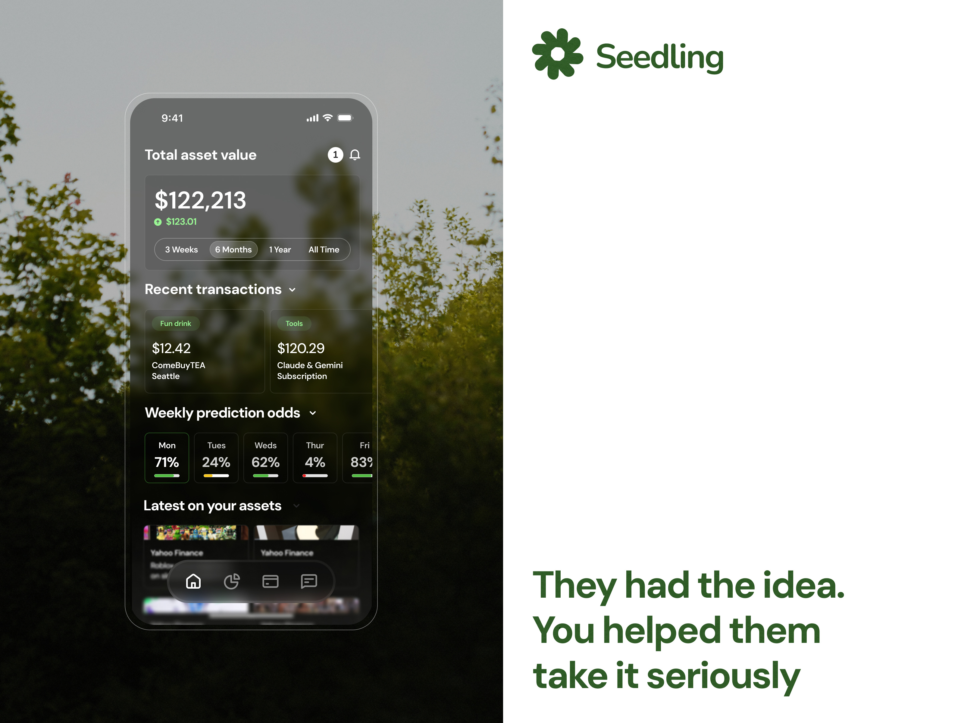 Seedling 🌱 - Finance for Young Entrepreneurs.