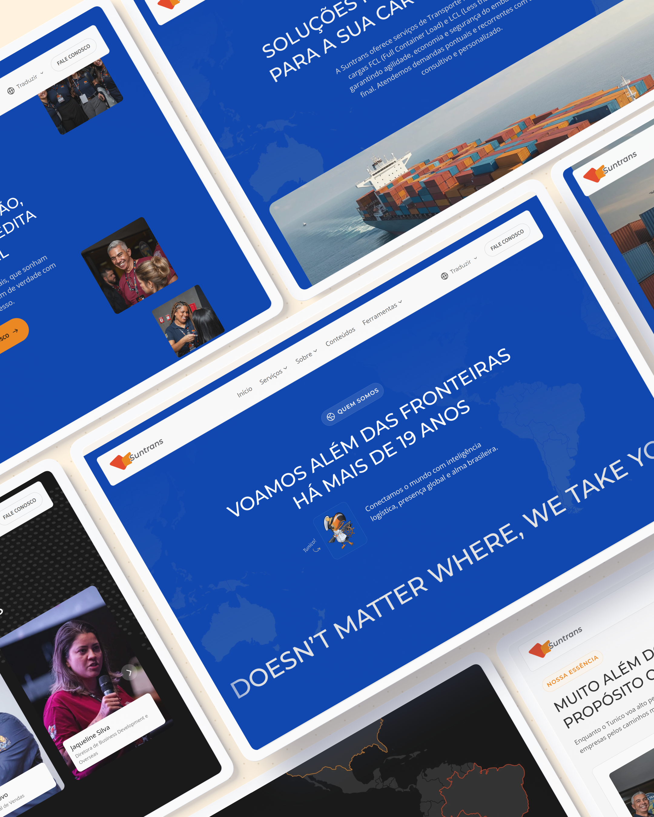 Suntrans ▪️ Website carrier framer logistics site ui ui design uiux design user experience user interface design visual design