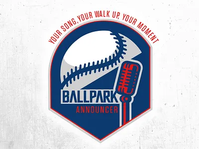 Logo design ball park baseball chipdavid dogwings logo vector