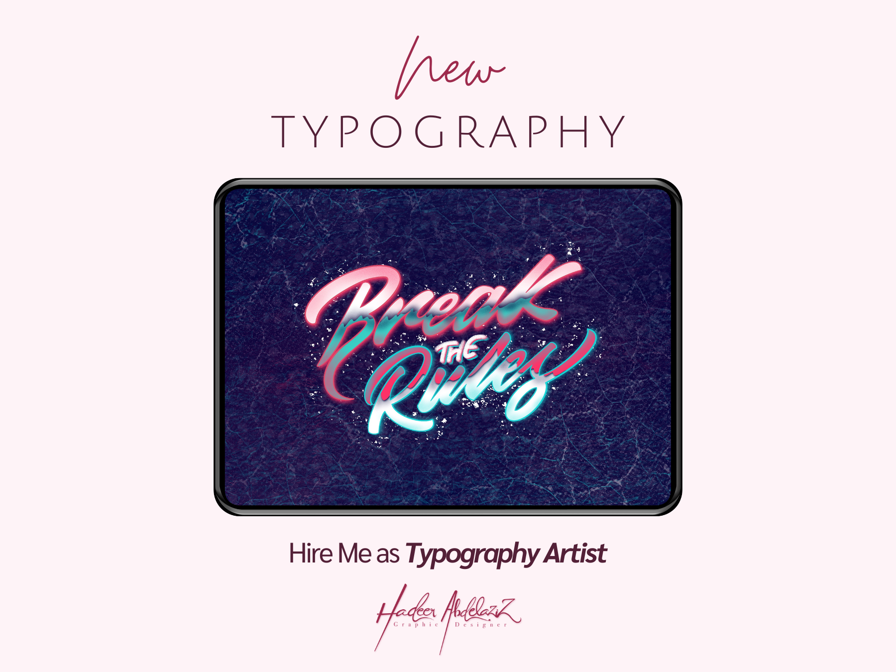 Example of Create Custom Typography For Your Brand