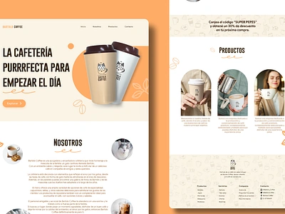 Bartolo Coffee - Landing Page Website app branding design graphic design illustration typography ui ux vector