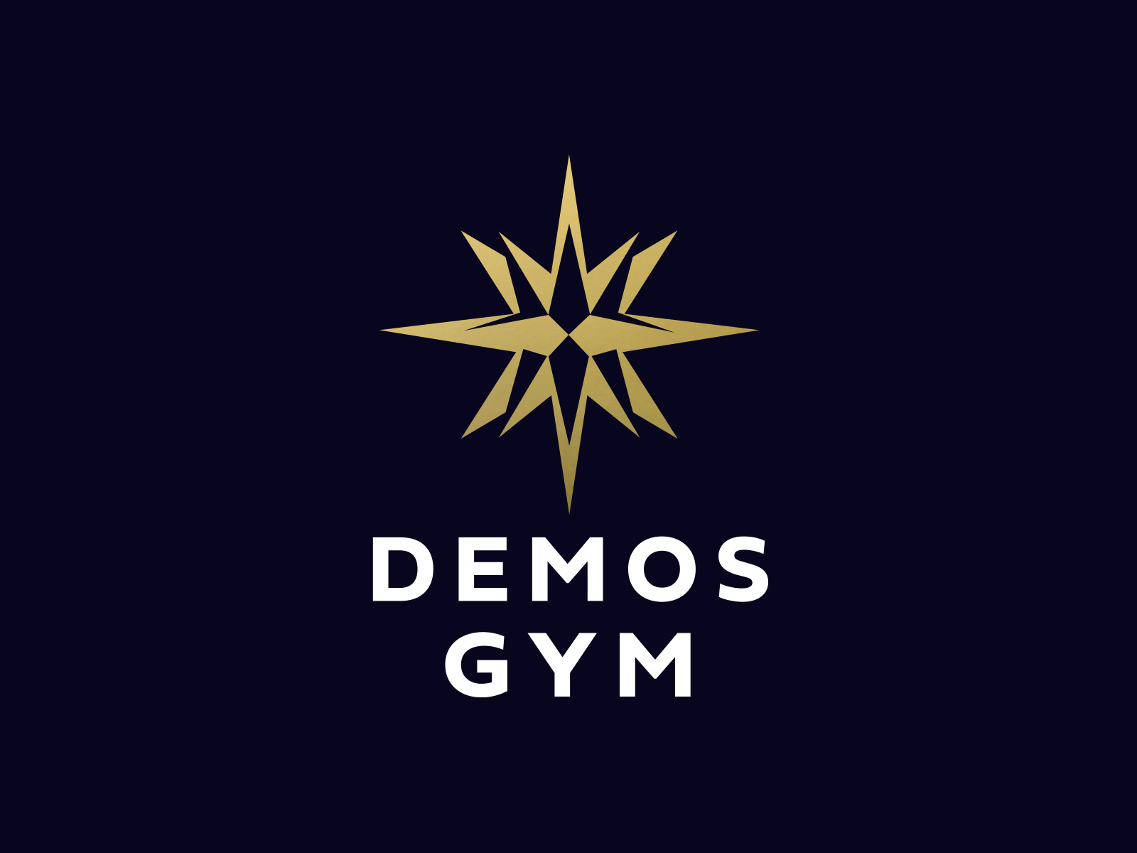 Demos Gym - Logo