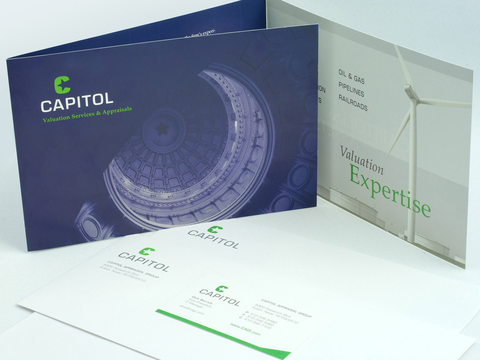 Capitol Appraisal Group - Brochure and Collateral