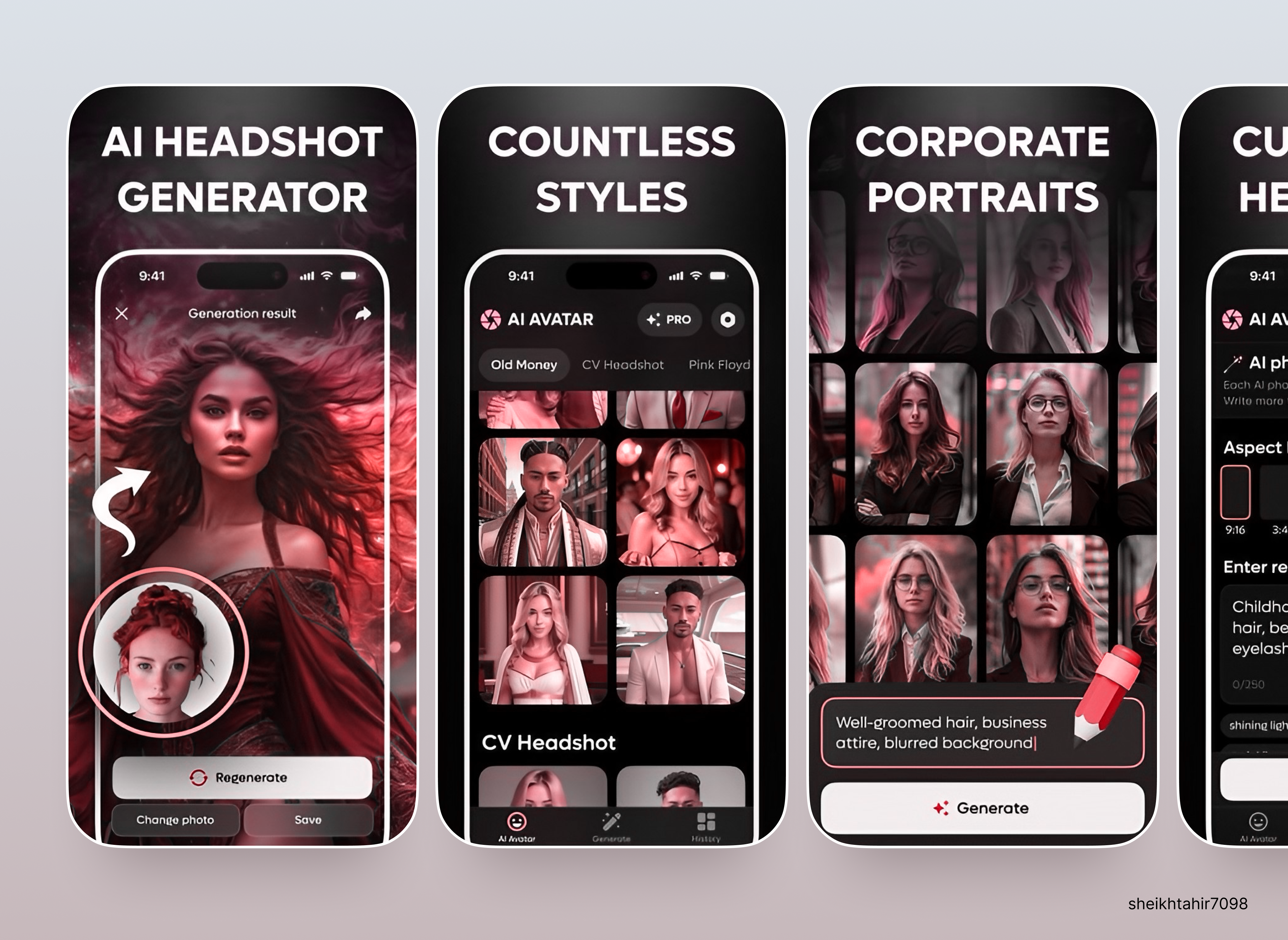 Example of App Store Screenshots