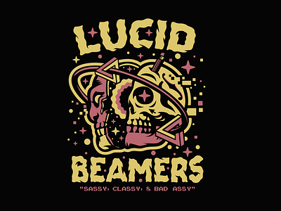 Lucid Beamers branding design district north design illustration new hampshire nick beaulieu