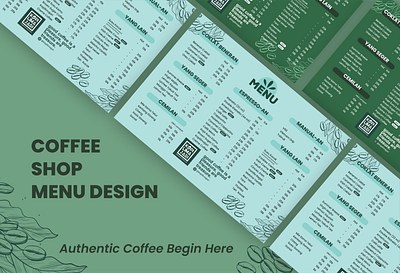 Coffee Shop Menu Design branding chocolate menu coffee design design graphic design menu design