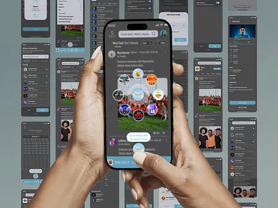 Personalized Sports Aggregation App appdesign eventtracking feeddesign figma frontendready mobileappdesign nest calander news sport personalization sportapp sportsapp sportsfans sportsnest uiux