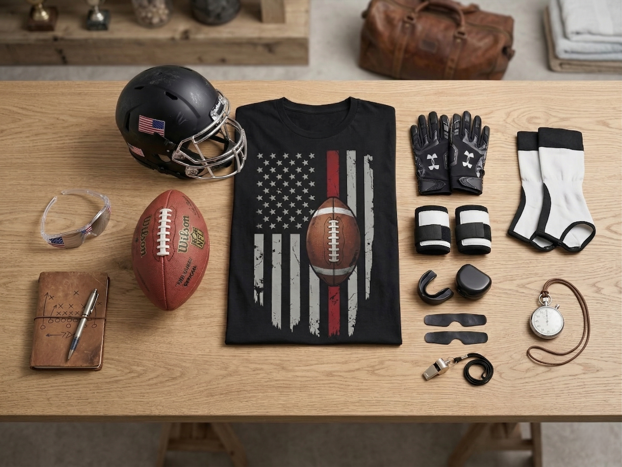American Football × Patriotic Identity — Apparel Design Concept apparel design brand identity branding branding design design design concept digital art fashion graphics graphic design illustration print design print ready design shirt shirt design streetwear brand tee visual identity
