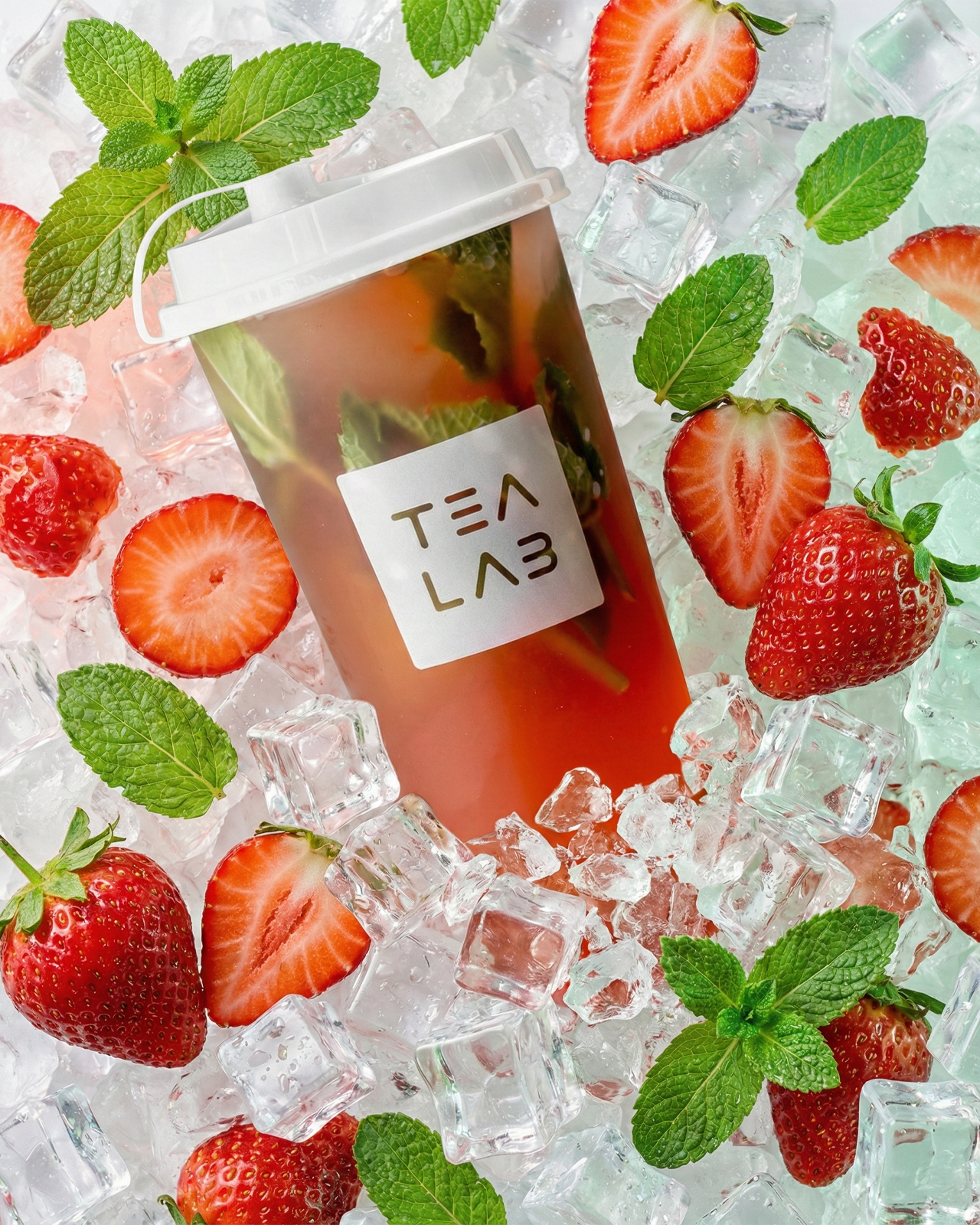 Tea Lab — Iced Tea Series branding graphic design logo ui