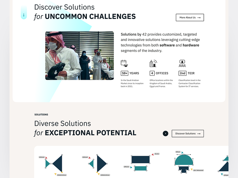 Solutions Company Website