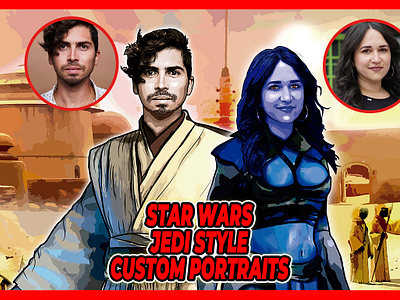 star wars jedi style custom portrait boba fett custom illustracion jedi madalorian portrait portrait jedi star wars vector