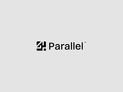 Parallel branding design logo mark tech