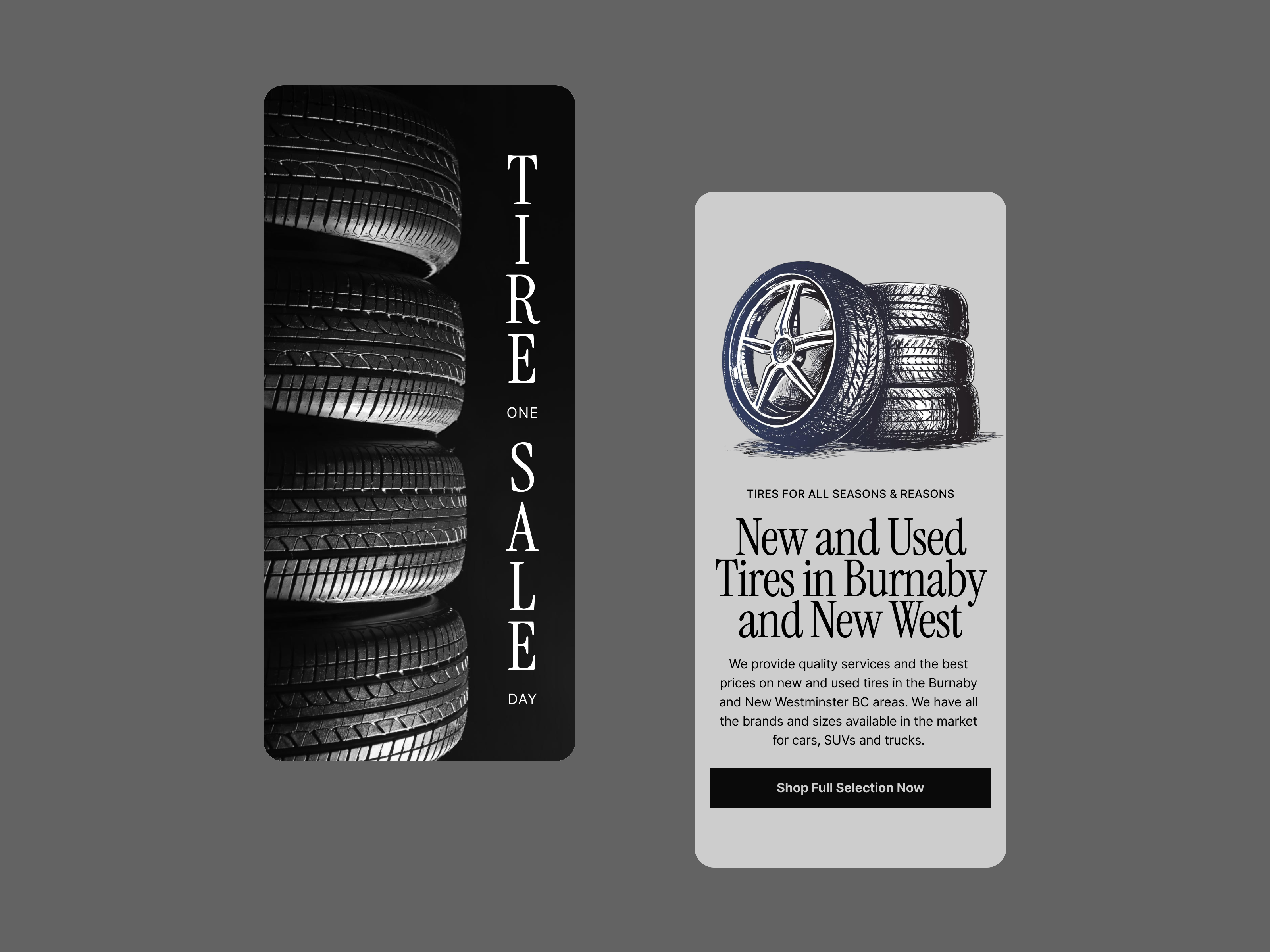 Mobile Design for Tire Shop branding concept digital design e commerce figma graphic design grid ideas interface mobile mobile design mobile screen ui user experience ux web design