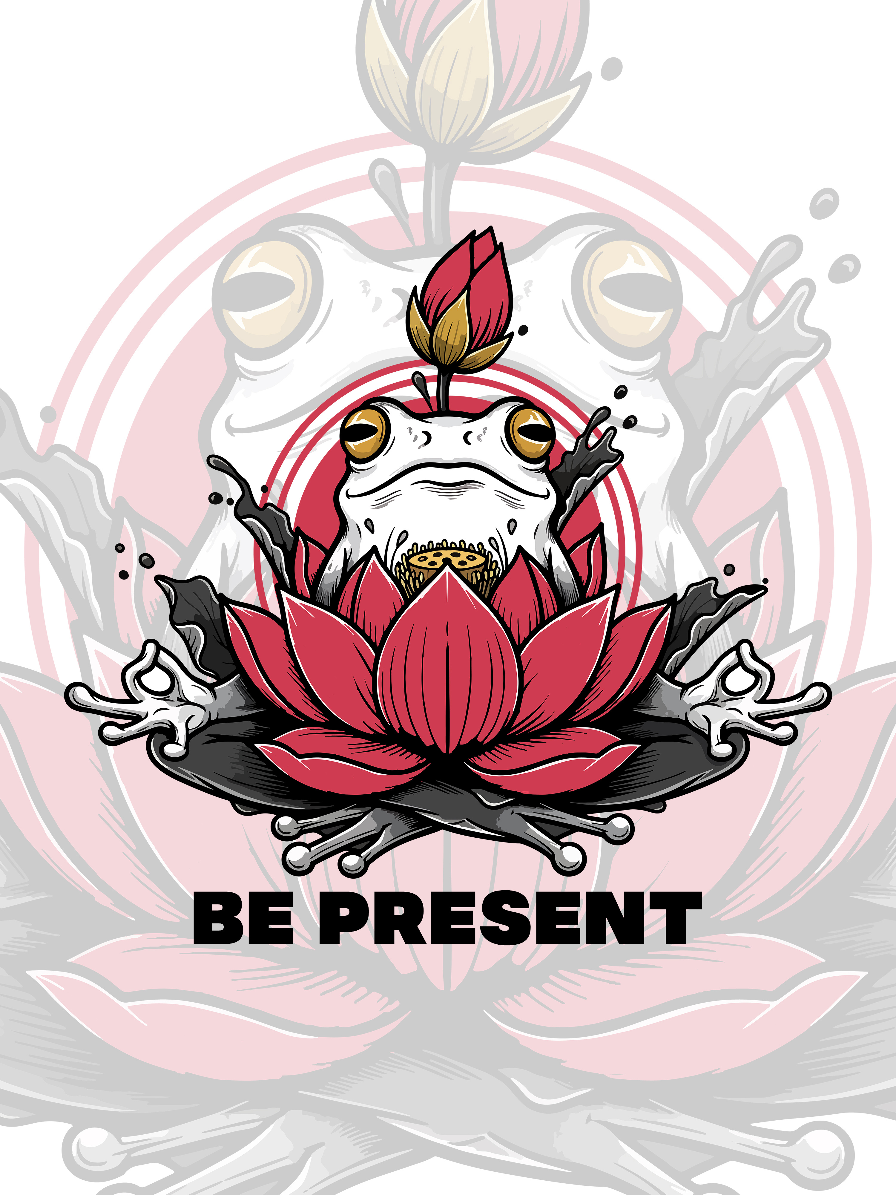 Example of Character Illustration For Merch Design