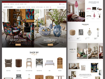 Luxury Furniture E-Commerce Website Design