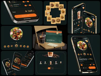 Khatirdan, A Premium Food Ordering Mobile App designing fast delivery food ordering app interaction design mobile app premium resturent product design ui ux ux logic