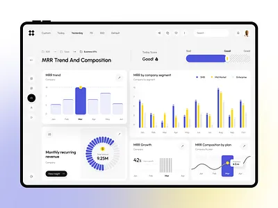 Mixpo SaaS Revenue Analytics Platform ai analytics dashboard design product design saas ui ui design user experience user interface ux ux design web webdesign website