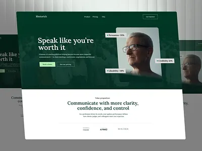 Redesign- AI Communication Coaching Consultant Website Design ai communication business coach business coaching coaching consultant communication coaching interface personal coaching product service startup ui ux web