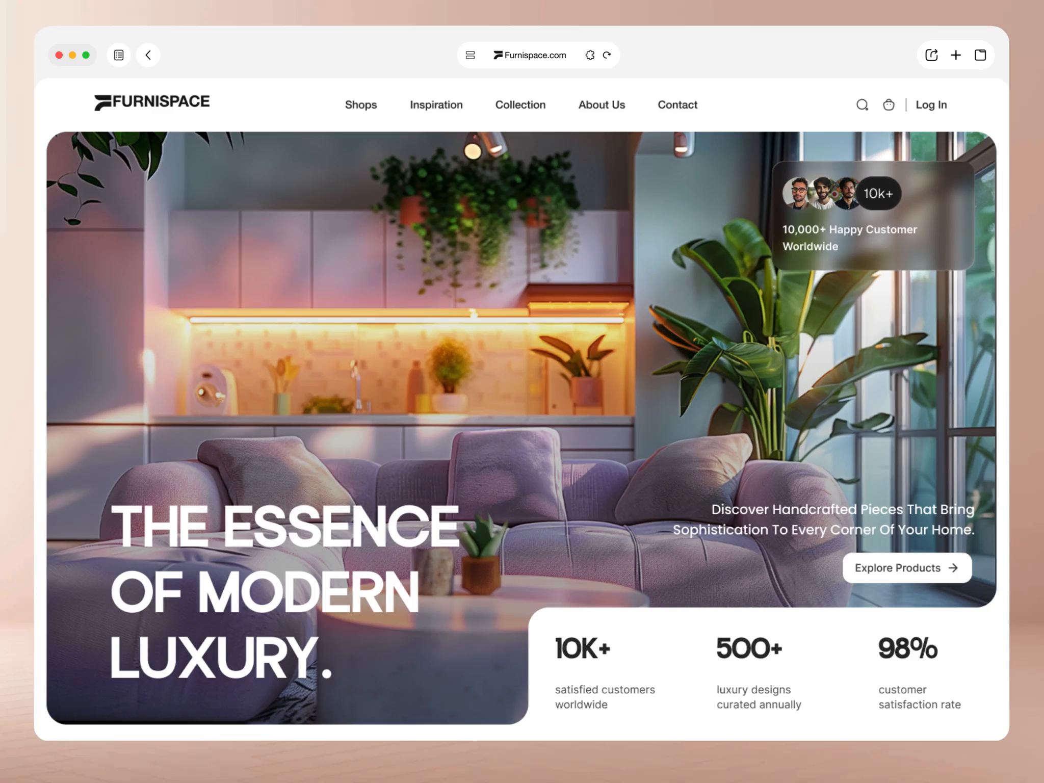 Example of Landing Page Design + Development