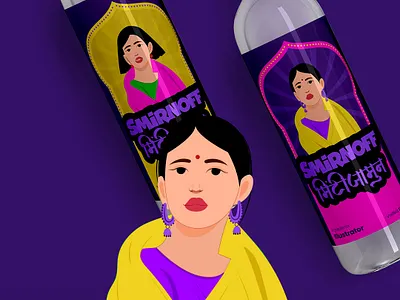 Branding Design Smirnoff Minty Jamun branding design mintyjamun smirnoffmintyjamun vodkalovers